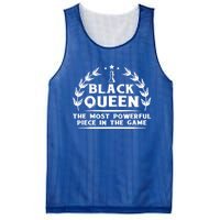 Black Queen The Most Powerful Piece Chess African American Gift Mesh Reversible Basketball Jersey Tank