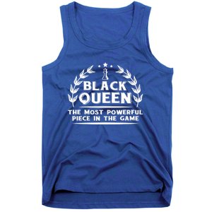 Black Queen The Most Powerful Piece Chess African American Gift Tank Top