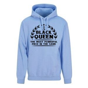 Black Queen The Most Powerful Piece Chess African American Gift Unisex Surf Hoodie