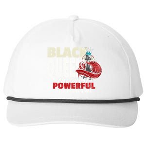 Black Queen The Most Powerful Piece In The Game Gift Snapback Five-Panel Rope Hat