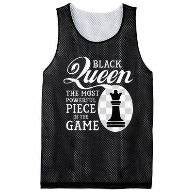 Black Queen The Most Powerful Piece In The Game Mesh Reversible Basketball Jersey Tank