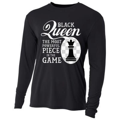 Black Queen The Most Powerful Piece In The Game Cooling Performance Long Sleeve Crew