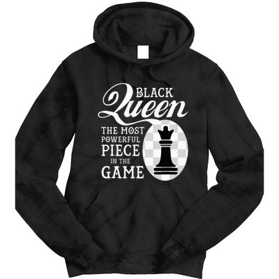 Black Queen The Most Powerful Piece In The Game Tie Dye Hoodie