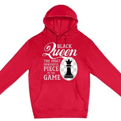 Black Queen The Most Powerful Piece In The Game Premium Pullover Hoodie