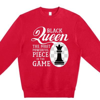 Black Queen The Most Powerful Piece In The Game Premium Crewneck Sweatshirt