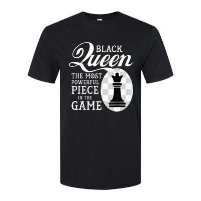 Black Queen The Most Powerful Piece In The Game Softstyle CVC T-Shirt