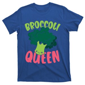 Broccoli Queen Vegan Lover Vegetable Healthy Vegetarian Funny Gift T-Shirt