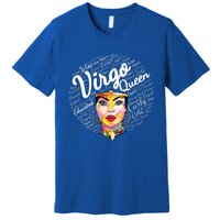 Black Queen Virgo Design For Black Born In August Great Gift Premium T-Shirt