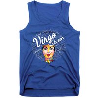 Black Queen Virgo Design For Black Born In August Great Gift Tank Top