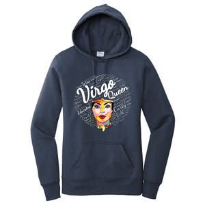 Black Queen Virgo Design For Black Born In August Great Gift Women's Pullover Hoodie