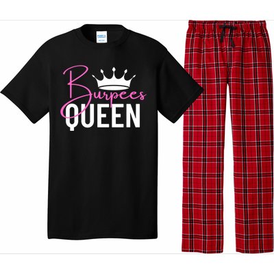 Burpees Queen Workout Exercise Gift Pajama Set