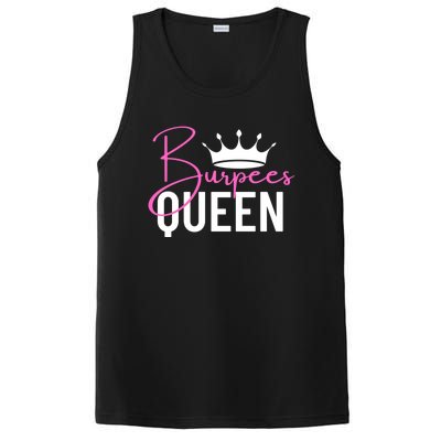 Burpees Queen Workout Exercise Gift PosiCharge Competitor Tank