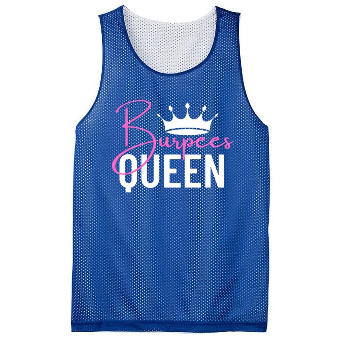 Burpees Queen Workout Exercise Gift Mesh Reversible Basketball Jersey Tank