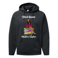 Black Queen With A Masters Degree African Girl Graduation Performance Fleece Hoodie