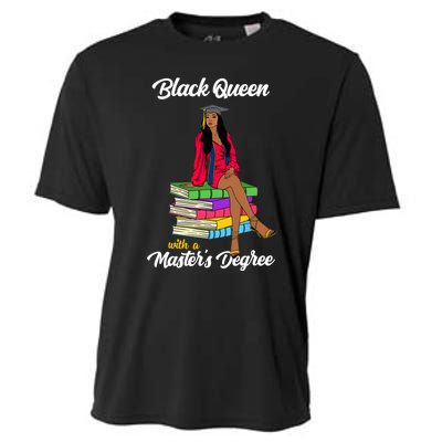 Black Queen With A Masters Degree African Girl Graduation Cooling Performance Crew T-Shirt