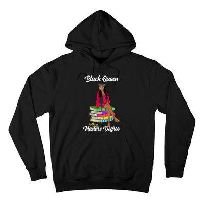 Black Queen With A Masters Degree African Girl Graduation Hoodie