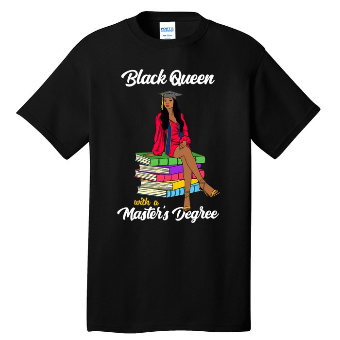 Black Queen With A Masters Degree African Girl Graduation Tall T-Shirt