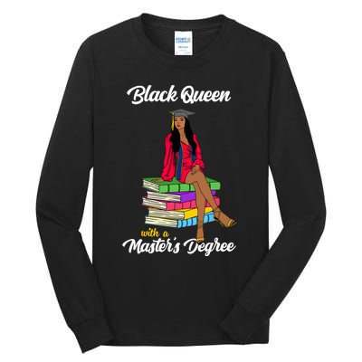 Black Queen With A Masters Degree African Girl Graduation Tall Long Sleeve T-Shirt