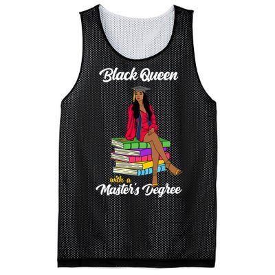 Black Queen With A Masters Degree African Girl Graduation Mesh Reversible Basketball Jersey Tank