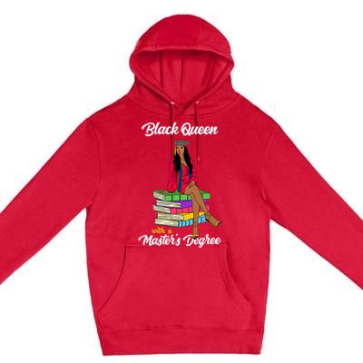 Black Queen With A Masters Degree African Girl Graduation Premium Pullover Hoodie