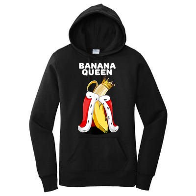 Banana Queen | Womens Banana Lover | Cute Banana Women's Pullover Hoodie