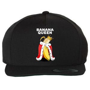 Banana Queen | Womens Banana Lover | Cute Banana Wool Snapback Cap