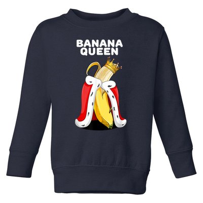 Banana Queen | Womens Banana Lover | Cute Banana Toddler Sweatshirt