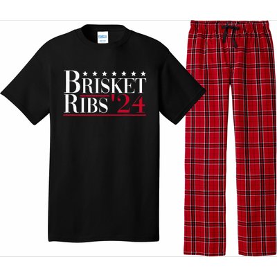 Brisket Ribs 2024 Funny Bbq Barbecue Political Election Pajama Set