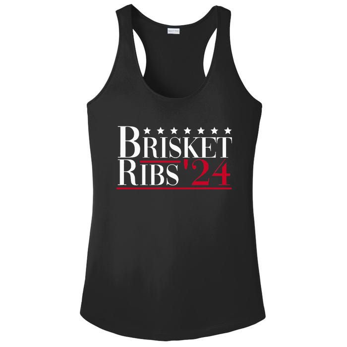 Brisket Ribs 2024 Funny Bbq Barbecue Political Election Ladies PosiCharge Competitor Racerback Tank