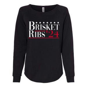 Brisket Ribs 2024 Funny Bbq Barbecue Political Election Womens California Wash Sweatshirt