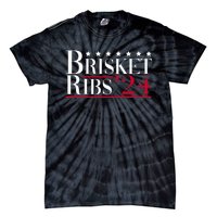 Brisket Ribs 2024 Funny Bbq Barbecue Political Election Tie-Dye T-Shirt