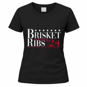 Brisket Ribs 2024 Funny Bbq Barbecue Political Election Women's T-Shirt