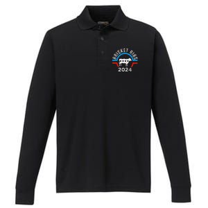 Brisket Ribs 2024 Funny Bbq Grilling Brisket Ribs 2024 Performance Long Sleeve Polo