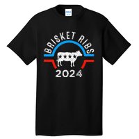 Brisket Ribs 2024 Funny Bbq Grilling Brisket Ribs 2024 Tall T-Shirt