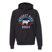 Brisket Ribs 2024 Funny Bbq Grilling Brisket Ribs 2024 Premium Hoodie