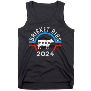 Brisket Ribs 2024 Funny Bbq Grilling Brisket Ribs 2024 Tank Top