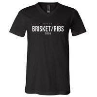 Brisket Ribs 2024 V-Neck T-Shirt