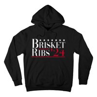 Brisket Ribs 2024 Funny Bbq Barbecue Political Election Hoodie