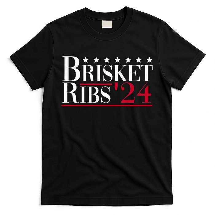 Brisket Ribs 2024 Funny Bbq Barbecue Political Election T-Shirt