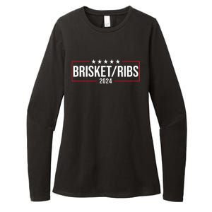 Brisket Ribs 2024 Womens CVC Long Sleeve Shirt