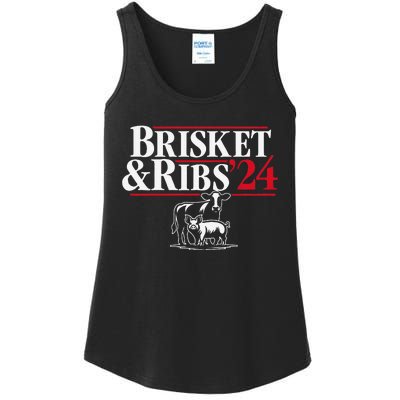 Brisket & Ribs 24 Funny Political Ladies Essential Tank