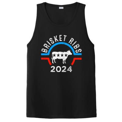 Brisket Ribs 2024 Funny Bbq Grilling Brisket Ribs 2024 PosiCharge Competitor Tank