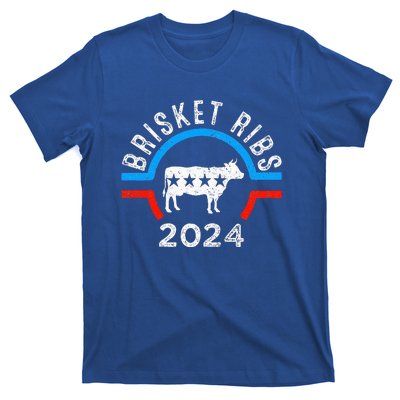 Brisket Ribs 2024 Funny Bbq Grilling Brisket Ribs 2024 T-Shirt