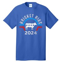 Brisket Ribs 2024 Funny Bbq Grilling Brisket Ribs 2024 Tall T-Shirt