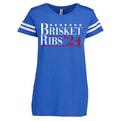 Brisket Ribs 2024 Funny Bbq Barbecue Political Election Enza Ladies Jersey Football T-Shirt