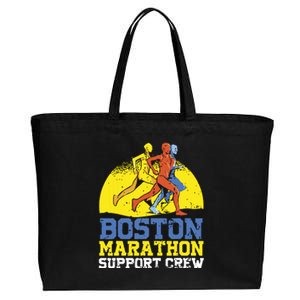 Boston Runner 262 Miles Support Crew Cotton Canvas Jumbo Tote