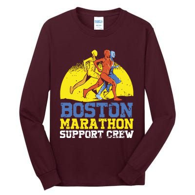 Boston Runner 262 Miles Support Crew Tall Long Sleeve T-Shirt