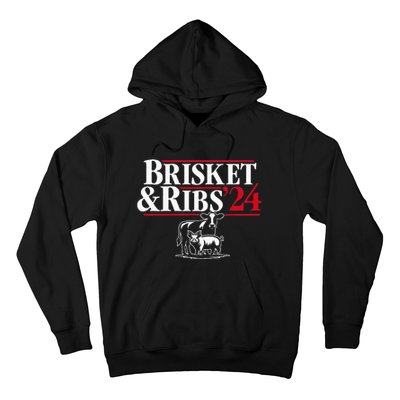 Brisket & Ribs 24 Funny Political Hoodie