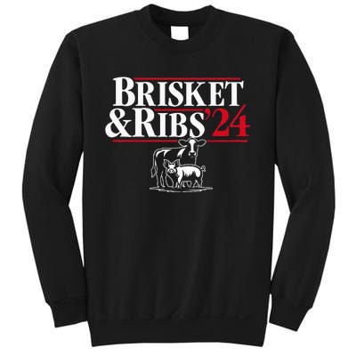 Brisket & Ribs 24 Funny Political Sweatshirt