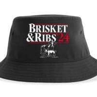 Brisket & Ribs 24 Funny Political Sustainable Bucket Hat